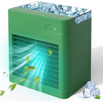 Air Conditioner Fan Portable Air Conditioner Personal Air Cooler Fan 2000 mAh Power Rechargeable, 1개