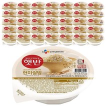 CJ 햇반 현미쌀밥 210g 36개