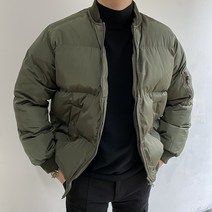 미꼬장 숏패딩 항공점퍼 남자 웰론 잠바