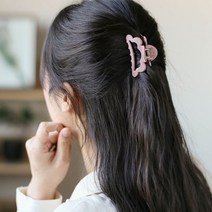 2p세트 반묶음 데일리 여자 집게핀 당고머리핀