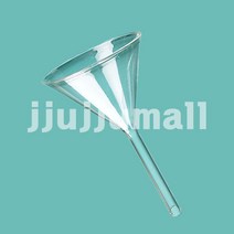학교 실험실 과학실용 유리깔때기 100ml 과학교구 실험교구 연구교재 연구교구 실험수업 연구수업 연구실, 1개, 유리 깔때기90mm