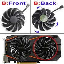 88MM T129215SU PLD09210S12HH 비디오 카드 팬 쿨러 GIGABYTE GTX 1050 1060 1070 Ti GV-RX570 580 AORUS RX 470 48, 협력사, T129215SU B