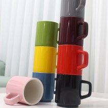턴칼라머그컵 8색 머그잔 커피잔 찻잔 물컵 카페잔 답례품 선물 인쇄, 2p블랙무광끈케이스(회색골직), 턴베이비핑크
