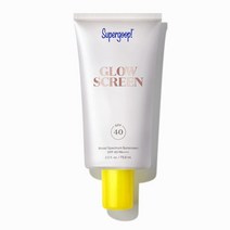 슈퍼 구프 글로우스크린 SPF 402.5fl온스 글로우 프라이머 + 브로드 스펙트럼 선스크린 즉각적인 광채 추가 블루 라이트 필터링 지원 히알루론산 비타민 B5 및 나이아신아마이드, 2.50 Fl Oz(1팩)