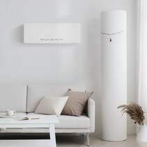 화이트 시그니처 빈틈없는 에어컨커버 투인원세트 (삼성무풍 엘지듀얼 외), B타입(120X188)/트라이앵글, 오프화이트