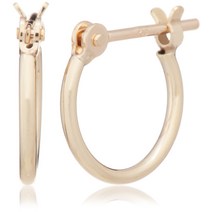 [Amazon.co.jp 한정][스텔라.제이] stellar.J K10 옐로우 골드 후프 피어싱(1mm×10mm) PG0382J-01