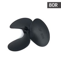 저무리 호환제품 70mm 80mm 90mm 100mm CW/CCW 5.0mm 3 블레이드 유리 섬유 나일론 패들 프로펠러 RC 보트 시뮬레이션 선박 수중 무인 항공기, 04 80R
