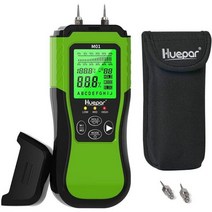 열화상카메라 Huepar-디지털 목재 수분 측정기 핀-유형 누수 감지기 2 가지 측정 모드-8 가지 유형의 목재 습기 시험기 LCD 포함, Wood Moisture Meter_CHINA