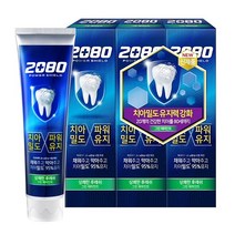 [2080] 파워쉴드 그린 페퍼민트 치약 140g x 3입