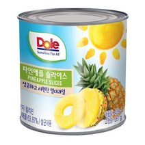 동원 Dole 파인애플 슬라이스, 3개, 439g