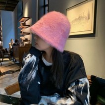 앙고라 벙거지 겨울 Angora Hat 심플 포인트 베이직 컬러