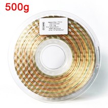 실크 무지개 필라멘트 1.75mm 3D 프린터 반짝 이는 Polychrome 색상 PLA 같은 승화 부드러운 인쇄 재료, 12 G Silk Rainbow- 500g