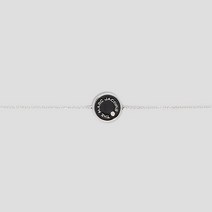 233261 마크제이콥스 [공식] The Medallion Bracelet_Black/Silver _MBEFS22001BKX
