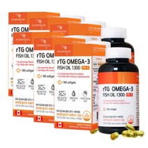 식약처인증 알티지 오메가3 1300mg 대용량 6묶음 EPA DHA 혈행 건강 항산화제 효능 임산부 산후영양제 선물