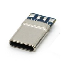 USB 2.0 타입C 메일 플러그 커넥터/USB 2.0 Type C Male Plug 24Pin with PCB