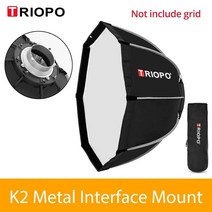 Tripo-K2 55cm 90cm 120cm 빠른 릴리스 보웬스 마운트 팔각형 소프트 박스 + 허니콤 그리드 플래시 용 야, 01 Kit 1_01 55cm Softbox