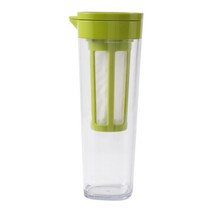 콜드브루 메이커 1100 ml 콜드 브루 아이스 커피 내열 아이스 드립 냄비 차가운 차 병 밀봉 아이스 에스프레소 필터 병 필터, 아미 그린