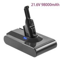 V7플러피 V6 V8 V10 V11 교체 다이슨배터리 특별 제공 배터리 충전식 부어 흡인기 다이슨 자갈/듀벳/애니멀/리튬 이온 6000mAh 21.6V L50, 05 98000mAh 1pcs