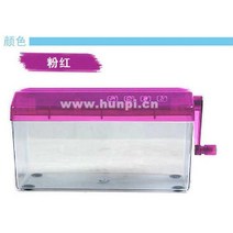 가정용 세절기 오피스 파세기 서류파쇄기 자동 무소음, 가정용 파쇄기(핑크)