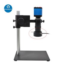 광학현미경 현미경 광원 LED 링 화이트 라이트 ccd 용 카메라 비주얼 검사 40 램프 비드 직경 디지털, [01] 40LED EU Plug