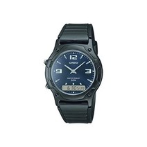 Casio 남성용 AW49HE 2AV Ana Digi 스포츠 시계 블랙 아날로그 디지털 쿼츠 무브먼트 미국직송 294425
