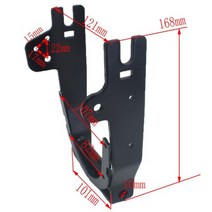 전동킥보드악세서리 튜닝 부품 10 인치 전기 스쿠터 리어 포크 Kugoo M4 전자 스피드 웨이 5 킥 액세서리 스케이트 보드, Bracket B