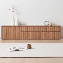 갤러리 1800 낮은거실장 도어서랍 tv다이 3color, 01.1800도어서랍 좌측 낮은형, 03.오크