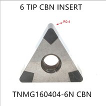 tnmg160404 솔리드 cbn 인서트 tnga160404 외부 선삭 도구 블레이드 pcbn 초경 금속 재료 철강 가공 cnc 보링 도구, tnmg160412-3, 철에 대한 cbn