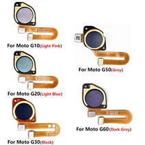 북스캔 모토로라 모토 G10 G20 G30 G50 G60 ID 홈 버튼 지문 메뉴 용 스캐너 리턴 키 인식 센서 플렉스 케이블, [11] G10 Green