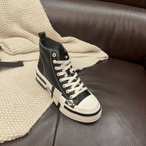 통굽단화 9013 장 소둔함 사이즈부족함 원저우시 슈즈 스트랩 리얼가죽 캐쥬얼 하이탑 여성신발 2892791454