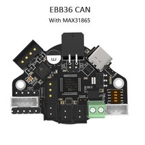 BIGTREETECH-EBB36 EBB42 CAN V1.2 보드 지원 Canbus PT100 클리퍼 핫 엔드 헤드툴 36 스테퍼 모터 Ender3, 01 EBB36 With MAX31865_01 1PC