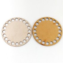 양말목공예 베이스판/바구니 밑판-원형10cm, 1개, 가죽