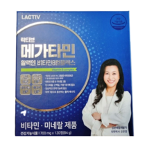 락티브 메가타민 활력엔 비타민B컴플렉스 42g, 120정, 4개