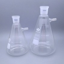 힙플라스크 스탠물병 실험실 유리 진공 여과 흡입 플라스크 50ml ~ 2000ml 연삭 입이 있는 필터 병 1 개, [07] 500ml caliber19, 07 500ml caliber19