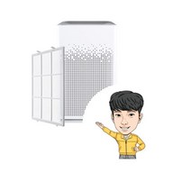 위닉스 공기청정기 제로 S 프리 필터 4521-0025-00, AZSH400-HWK