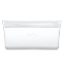 집탑 플래티넘 실리콘 지퍼백, 프로스트 (Frost), 1개