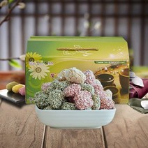 강릉 한과 방울강정(소) 1kg / 수제한과 쑥+백년초+찹쌀+조청 사기막전통한과, 1개