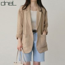 드넬(dneL) [드넬]원버튼린넨자켓DJ11535A