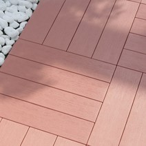 리빙홈 베란다 욕실 테라스 화장실 다용도실 조립식 데크타일 9P 바닥 마루, 18P_그레이, 브라운