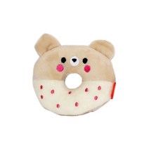 우쭈쭈 큐티도넛 삑삑이장난감, 곰, 1개