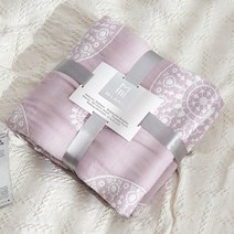 마켓에이 거즈면 부드러운 얇은 이불, 핑크