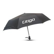 자동차 엠블럼 우산 Skoda Citigo Enyaq Kodiaq Karoq Octavia VRS Rapid Yeti Fabia Kamiq 자동차 완전 자동 접는 우산, 브라운