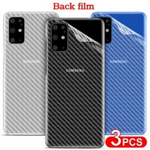갤럭시 S23 S23울트라 S23플러스 액정필름 강화유리필름 노트 20 S21S20S10Pl탄소 섬유 안티 지 뒷면 필름S22 용 후면 스크린 보호기3 개입 호환, For SA S20, Back Film