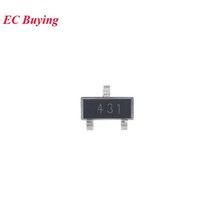 정밀 병렬 레귤레이터 레퍼런스 전압 IC 칩 TL431G SOT-23 TL431 SOT23 10 개