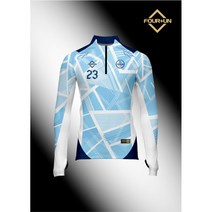 포런 축구 스판 하프집업 반집업 성인 아동 전사트레이닝복 핑거홀 웜업 FH0015