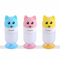 SJ 초음파 유아 어린이용 USB 무드등가습기, 랜덤