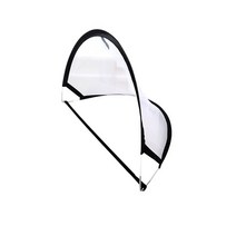 미니축구골대 풋살 훈련용품 장비 훈련 연습 휴대용 접이식 미니 축구 골대 그물 공 연습 훈련 야외 놀이, 검은색