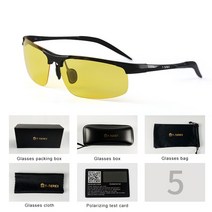 야간운전용선글라스 야간운전안경 남녀공용 T-TEREX 고글 남자 편광 된 안티-글레어 렌즈 안경 야외 태양