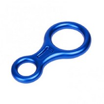 하강기 암벽 클라이밍 장비 용품 35KN 8 모양 Carabiner Descender 밧줄 느린 하강 장치 옥외 암벽 등반, 04 파란
