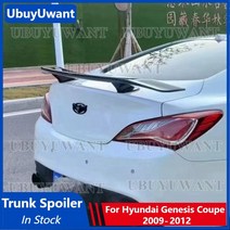 제네시스 쿠페 스포일러 윙 리어 액세서리, 카본 컬러